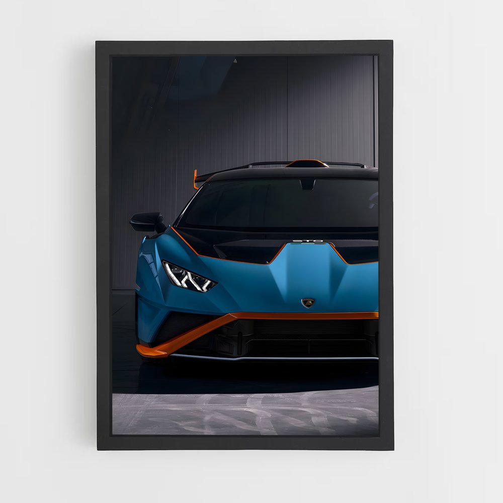 Poster L'Obscurité Automnale – affiche Lamborghini (vue 2)